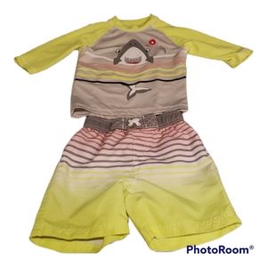 Shark Swim Suit, Size 24m
